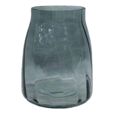 Clear Smoke Glass Vase