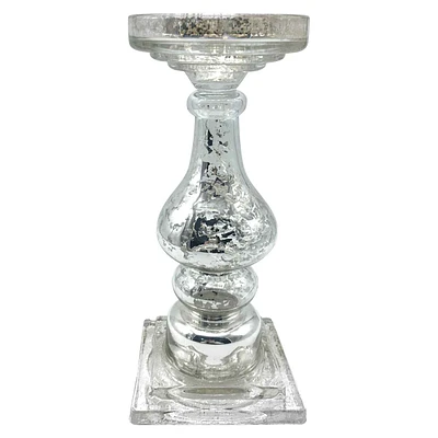 Mercury Glass Candle Holder