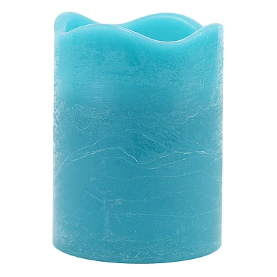 LED Wax Pillar Candle with 6 Hour Timer