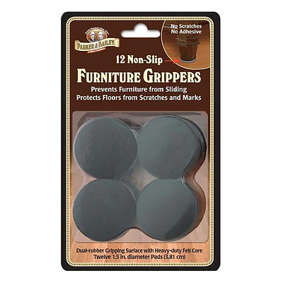 Parker & Bailey 12-Pack Non-Slip Furniture Grippers