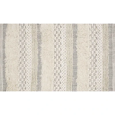 Eddie Multicolor Woven Cotton Striped Accent Rug, 27x45