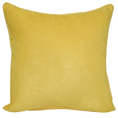 Heavy Faux Suede Throw Pillow