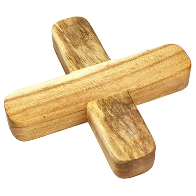 Acacia Wood Cross Trivet