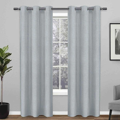 Rita Ice Blue Light Filtering Grommet Curtain Panel