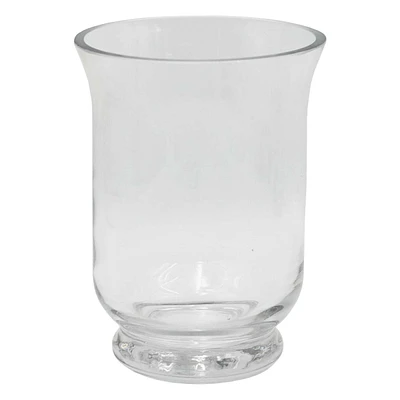 Clear Glass Hurricane Candle Holder