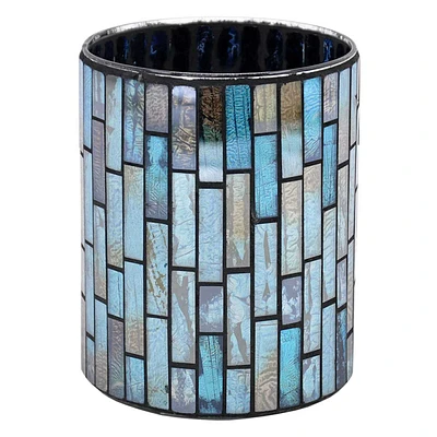 Mosaic Glass Candle Holder