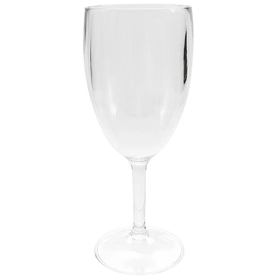 Clear Acrylic Wine Glass