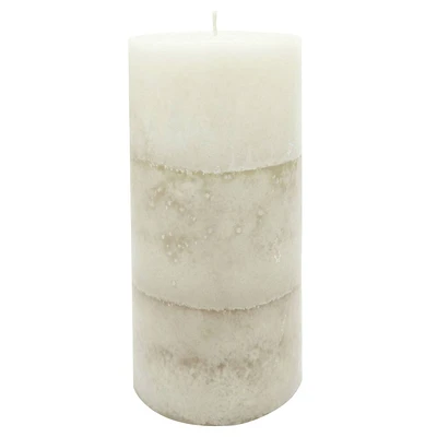 Providence Sandalwood Vanilla Scented Ombre Pillar Candle, 3x6