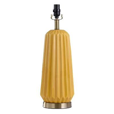 21in. Orange Ceramic Table Lamp