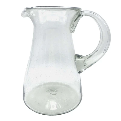 Recycled Glass Pitcher Clear