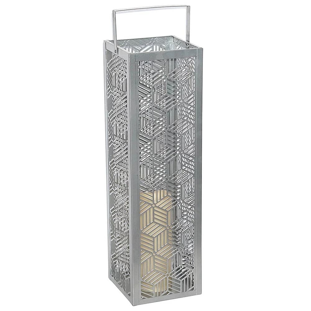 Silver LED Lantern