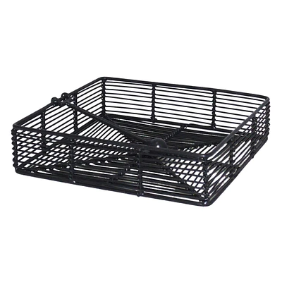 Black Iron Wire Napkin Holder