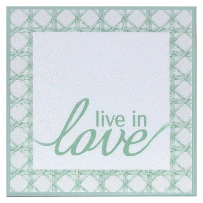 Live In Love Box Sign, 5"