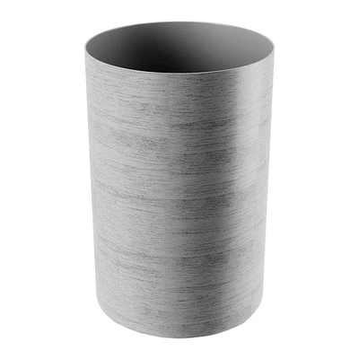 Grey Wood-Look Treela Wastebasket, 4.75gal