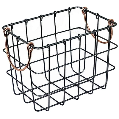 Bronze Metal Wall Basket