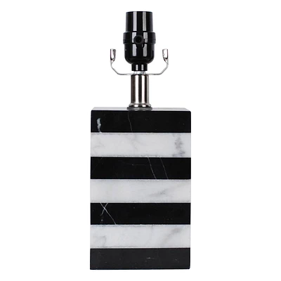 Striped Marble Mini Accent Lamp, 11.5"