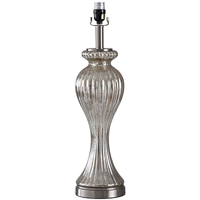 Mercury Glass Lamp, 25"