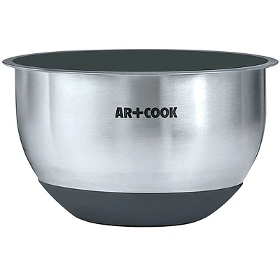 Stainless Steel Mixing Bowl with Non-Skid Base