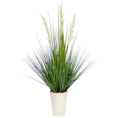 Green Grass Bundle with Planter