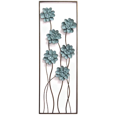 Flower Panel Wall Art, 12x35