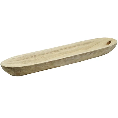 Long Wood Decorative Tray, 32x7