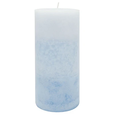 Coastal Jasmine Scented Ombre Pillar Candle, 3x6