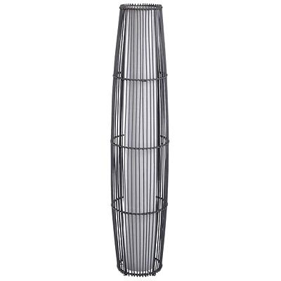 43in. Rattan Floor Uplight