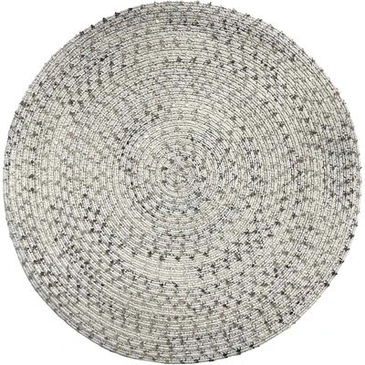 Boucle Round Placemat Dune