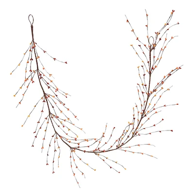 Mini Orange Berry Garland, 60"