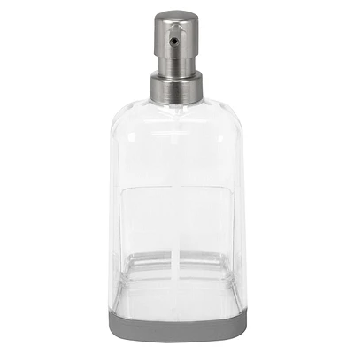 Cora Grey & Clear Soap Pump Dispenser