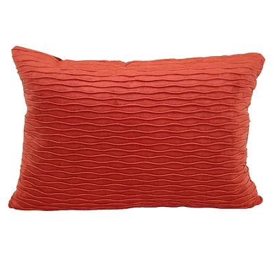 Ripple Textured Plush Throw Pillow