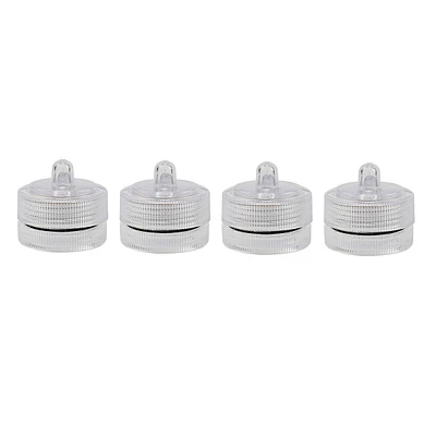 4-Pack Waterproof LED Tealight Candles