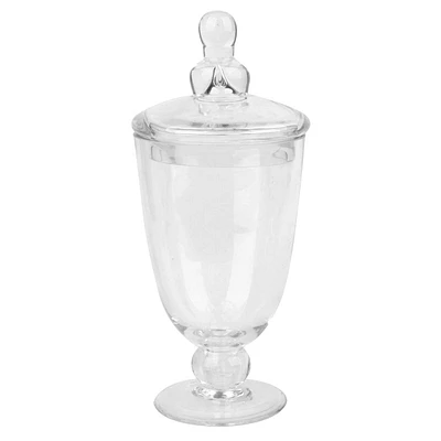 Clear Glass Apothecary Jar