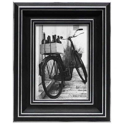 Black & Whitewash Tabletop Picture Frame