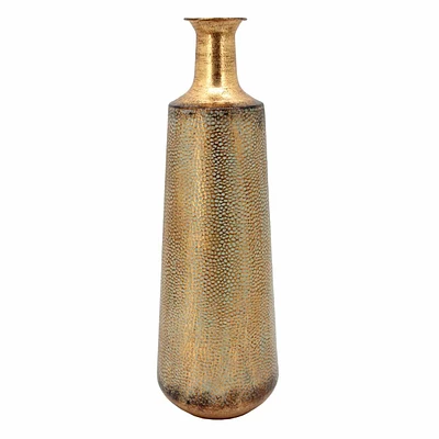 Gold Metal Vase