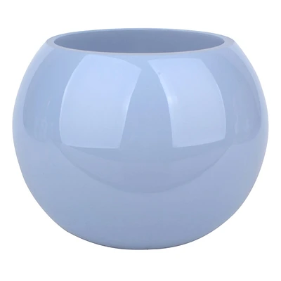 Blue Milk Glass Vase