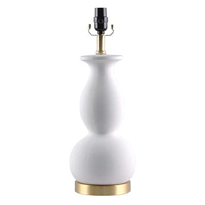 19In Ceramic Double Gourd Table Lamp