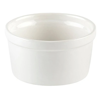 White Ceramic Ramekin, 3.5"