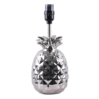 Metallic Pineapple Accent Lamp, 13"