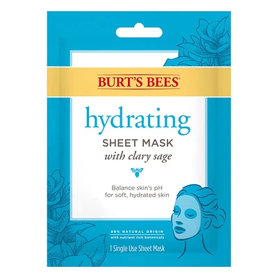 Burt's Bees Hydrating Sheet Mask, Clary Sage