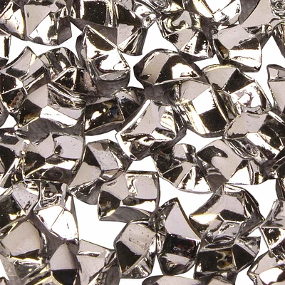 300-Count Metallic Silver Mini Gem Scatters