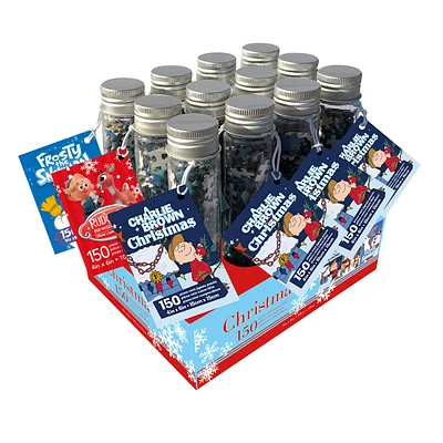 Assorted Traditional Christmas Tube Puzzles