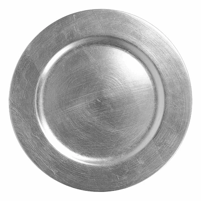 Shiny Silver Charger Plate