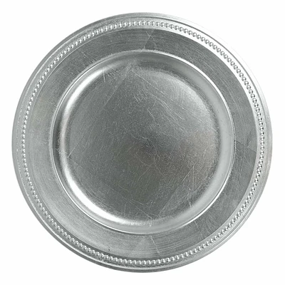 Natural Silver Charger Plate