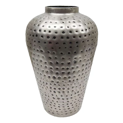 Silver Metal Vase