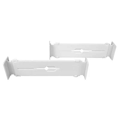 2-Piece Adjustable Drawer Dividers