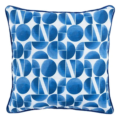 Tracey Boyd Blue Gradient Throw Pillow, 18"