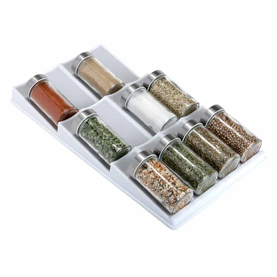 Brown Drawer Spice Rack