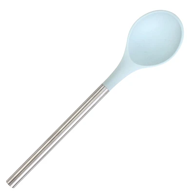 Silicone Basting Spoon, Dusty Blue