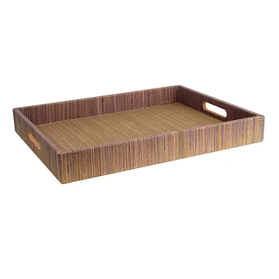 Woven Seagrass Decorative Tray